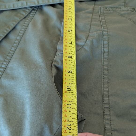 Alex Mill Green Cargo High Waist Cotton Relaxed Tapered Leg Pants, size 4 - Picture 6 of 10